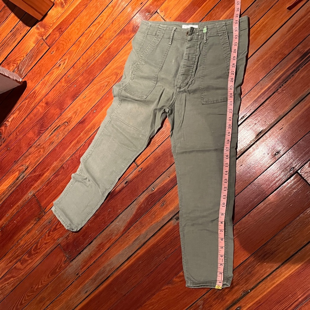 THE GREAT. Olive Green Utility Pants - Picture 7 of 7